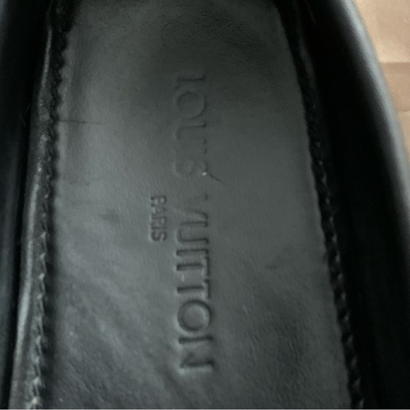 Louis Vuitton Black Damier Drivers - Picture 4 of 14